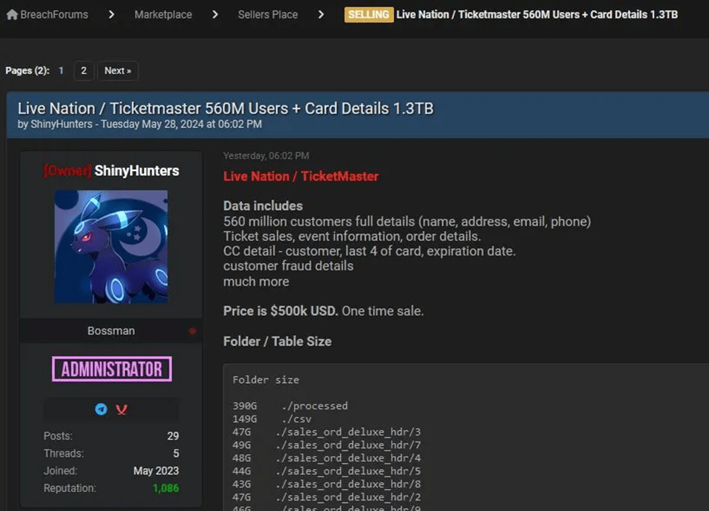 Immagine rappresentativa del forum BreachForums